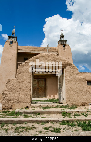 San Jose de Gracia Church in Las Trampas, New Mexico Stock Photo