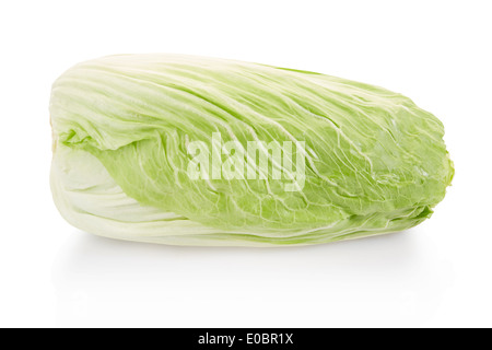 Green chinese long cabbage Stock Photo