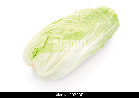 Green chinese long cabbage Stock Photo