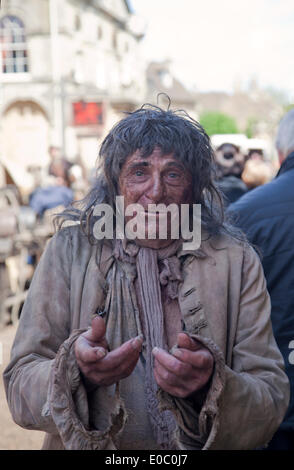 Corsham, Wiltshire, UK. 7th May 2014. Portrait of an actor on set during the filming of Poldark Credit:  Jane Tregelles/Alamy Live News Stock Photo