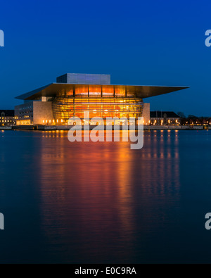 Copenhagen Opera House, Copenhagen, Capital Region of Denmark, Denmark Stock Photo