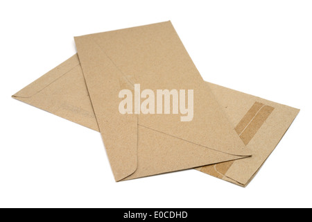 Brown envelope Stock Photo