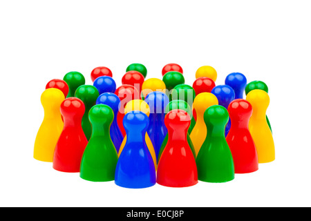 Integration by cooperation in the society. Equal rights Stock Photo