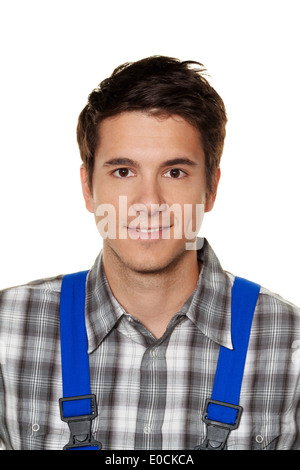 Young craftsman Stock Photo