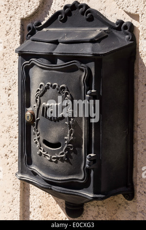 Mail Box Detail, Luxury Residential Home in Florida, USA Stock Photo