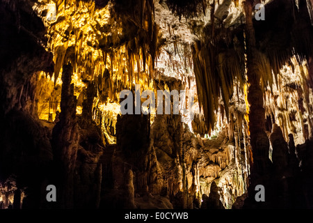 The Castellana Caves are a remarkable karst cave system located in the municipality of Castellana Grotte, Italy Stock Photo