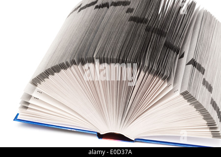 a great book on a white background Stock Photo