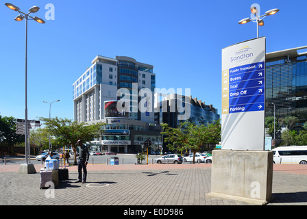 Radisson Blu Gautrain Hotel, Rivonia Road, CBD, Sandton, Johannesburg, Gauteng Province, Republic of South Africa Stock Photo