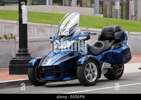 Can-Am Spyder RT 3 wheel motorcycle - USA Stock Photo