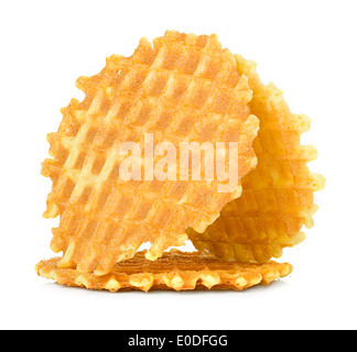 Liege waffles isolated Stock Photo