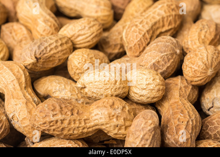 Pile Of Peanuts Close Up Stock Photo