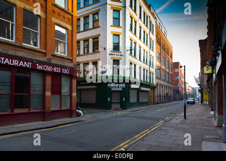 Tib Street in the Northern Quarter Manchester. Stock Photo