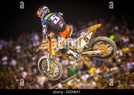 Las Vegas, Nevada, USA. 02nd May, 2014. AMA Supercross Race Final. Ryan Dungey USA KTM Credit:  Action Plus Sports/Alamy Live News Stock Photo