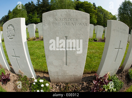 war grave of unknown soldier of the first world war Stock Photo