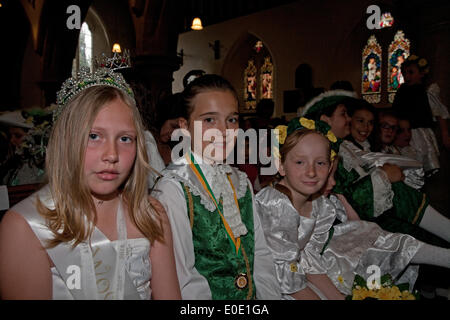Hayes,UK,10th May 2014,Petts Wood May Queen in Hayes Church, Ken Credit: Keith Larby/Alamy Live News Stock Photo