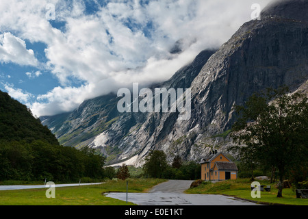 Mountain scenery in Andalsnes, Norway Stock Photo