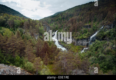 Mountain scenery in Andalsnes, Norway Stock Photo