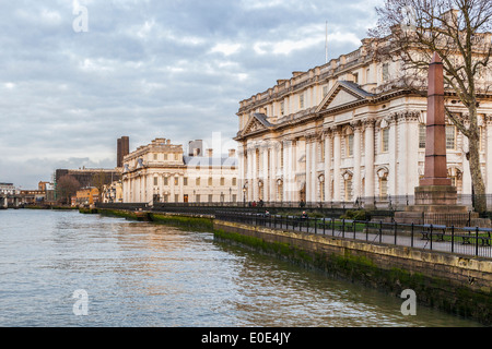 The Old Royal Naval College now home to the historic rooms, the University of Greenwich and music conservatoire, London, UK Stock Photo