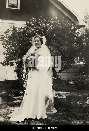 07. Who is this happy bride? Stock Photo