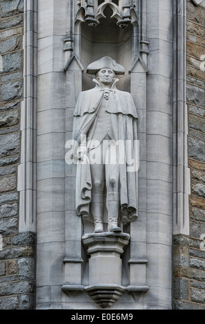 The Washington Memorial Chapel detail at Valley Forge National Historical Park, Pennsylvania, USA Stock Photo