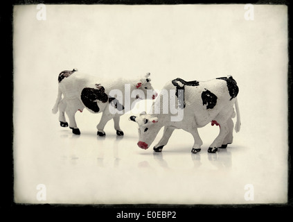 Toy farm animals Stock Photo