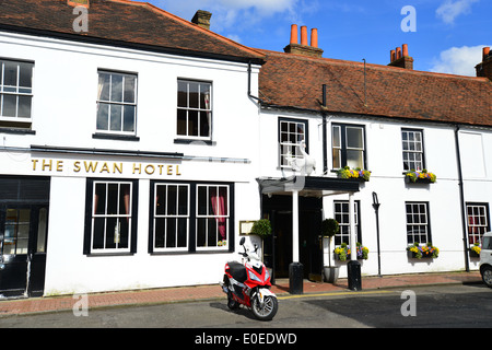 The Swan Hotel, The Hythe, Egham, Surrey, England, United Kingdom Stock Photo