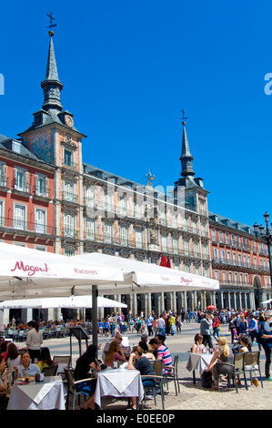 Plaza Mayor, Madrid, Spain Stock Photo