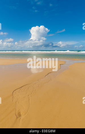 Eastern Beach, Fraser Island, QLD, Australia Stock Photo