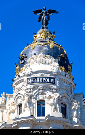 The Metropolis Building, Madrid, Spain Stock Photo