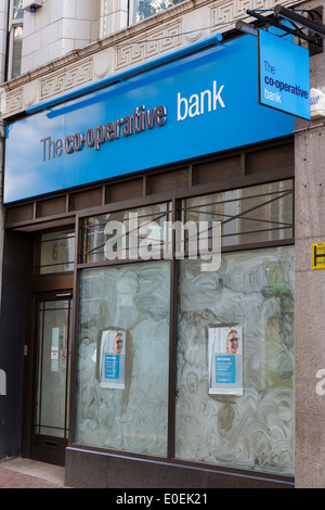 The front of a closed-down branch of the Co-operative Bank Stock Photo