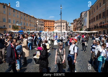 Piazza Navona, Rom, Italien - Piazza Navona, Rome, Italy Stock Photo