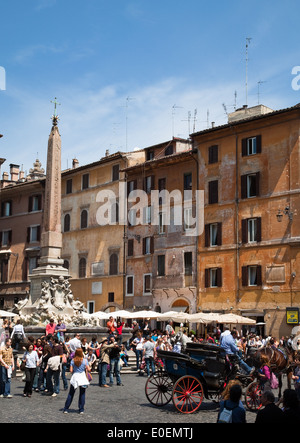 Piazza Navona, Rom, Italien - Piazza Navona, Rome, Italy Stock Photo