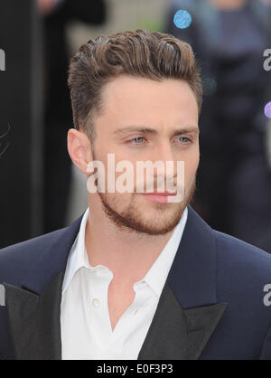 London, UK, UK. 11th May, 2014. Aaron Taylor-Johnson arrives for the European Premiere of 'Godzilla'l at Odeon Leicester Square. Credit:  Ferdaus Shamim/ZUMA Wire/ZUMAPRESS.com/Alamy Live News Stock Photo