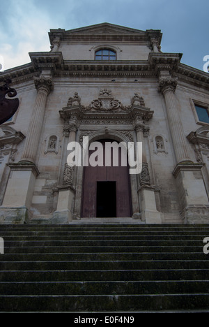 Chiesa Sante Anime del Purgatorio in Ragusa Ibla, Sicily, Italy Stock Photo