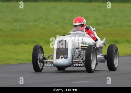 Cars taking part in Bristol Motor Club's sprint at Llandow Circuit. Stock Photo