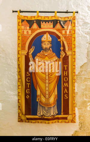 Tapestry in The Great Tower Dover Castle Kent Stock Photo