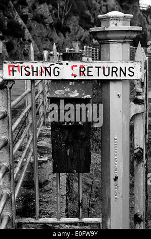 Fishing Returns ! Stock Photo