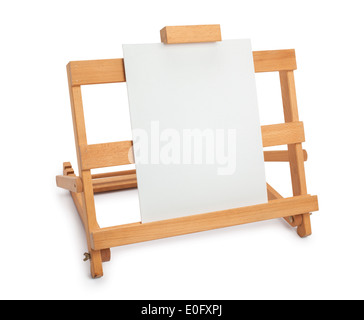 easel isolated Stock Photo