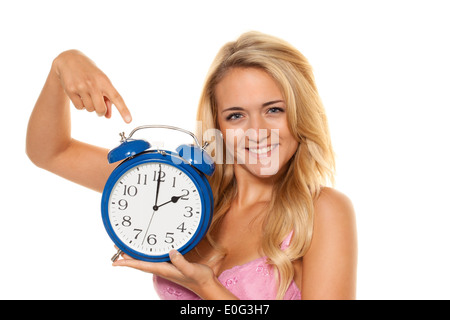 Time conversion and clock conversion of summertime on wintertime, Zeitumstellung und Uhrumstellung von Sommerzeit auf Winterzeit Stock Photo