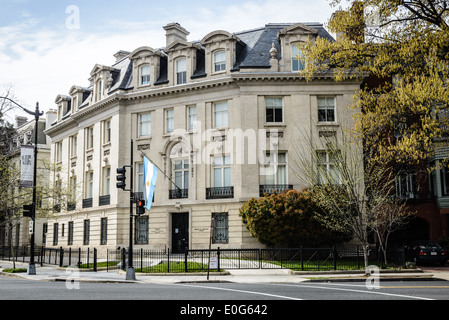 Embassy of Argentina, Huff House, 1600 New Hampshire Avenue NW, Washington DC Stock Photo