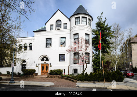 Embassy of Morocco, 1601 21st Street NW, Washington DC Stock Photo