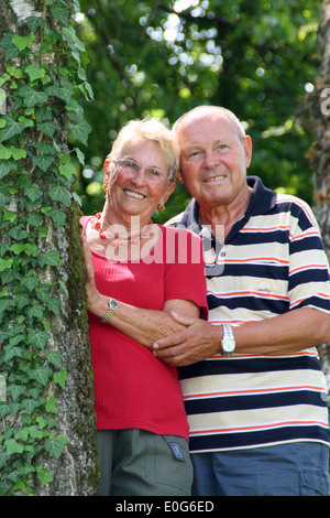 Senior citizen's pair [], 60 +, old, old, old woman, old women, old people, to old, age, older, older woman, older person, age g Stock Photo