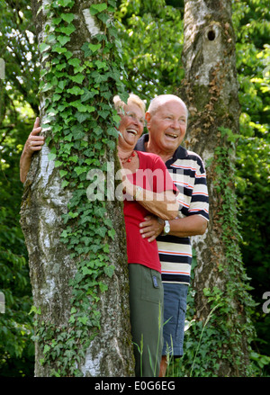 Senior citizen's pair [], 60 +, old, old, old woman, old women, old people, to old, age, older, older woman, older person, age g Stock Photo