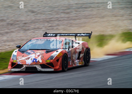 Malaysian Super Series (MSS) Cars Round 2 at Sepang International Circuits (SIC) Sepang, Malaysia. on 11 May 2014. Stock Photo