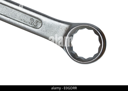 round spanner on white background Stock Photo
