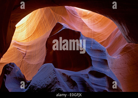 Upper Antelope Canyon, Antelope Canyon Navajo Tribal Park, Arizona, USA, America Stock Photo