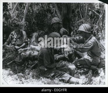 Jan 1, 1940 - WW II - Pacific exact date unknown Stock Photo