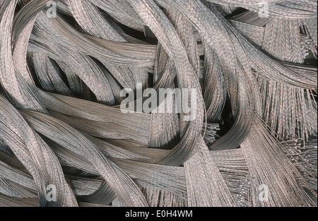 Metal cables Stock Photo