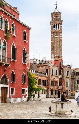 Campo S. Anzolo, Venice, Venetia, Italy, Europe Stock Photo