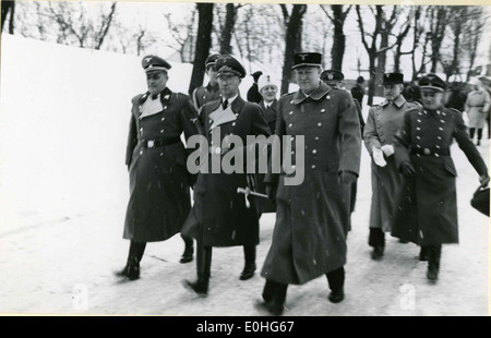 Vidkun Quisling og Josef Terboven m.fl. Stock Photo